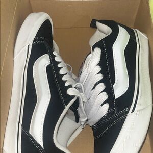 Vans Black and White Classic Old Skool Sneakers